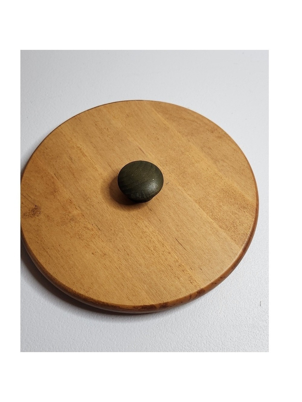 Longaberger Woodcrafts Round Wood Basket Lid